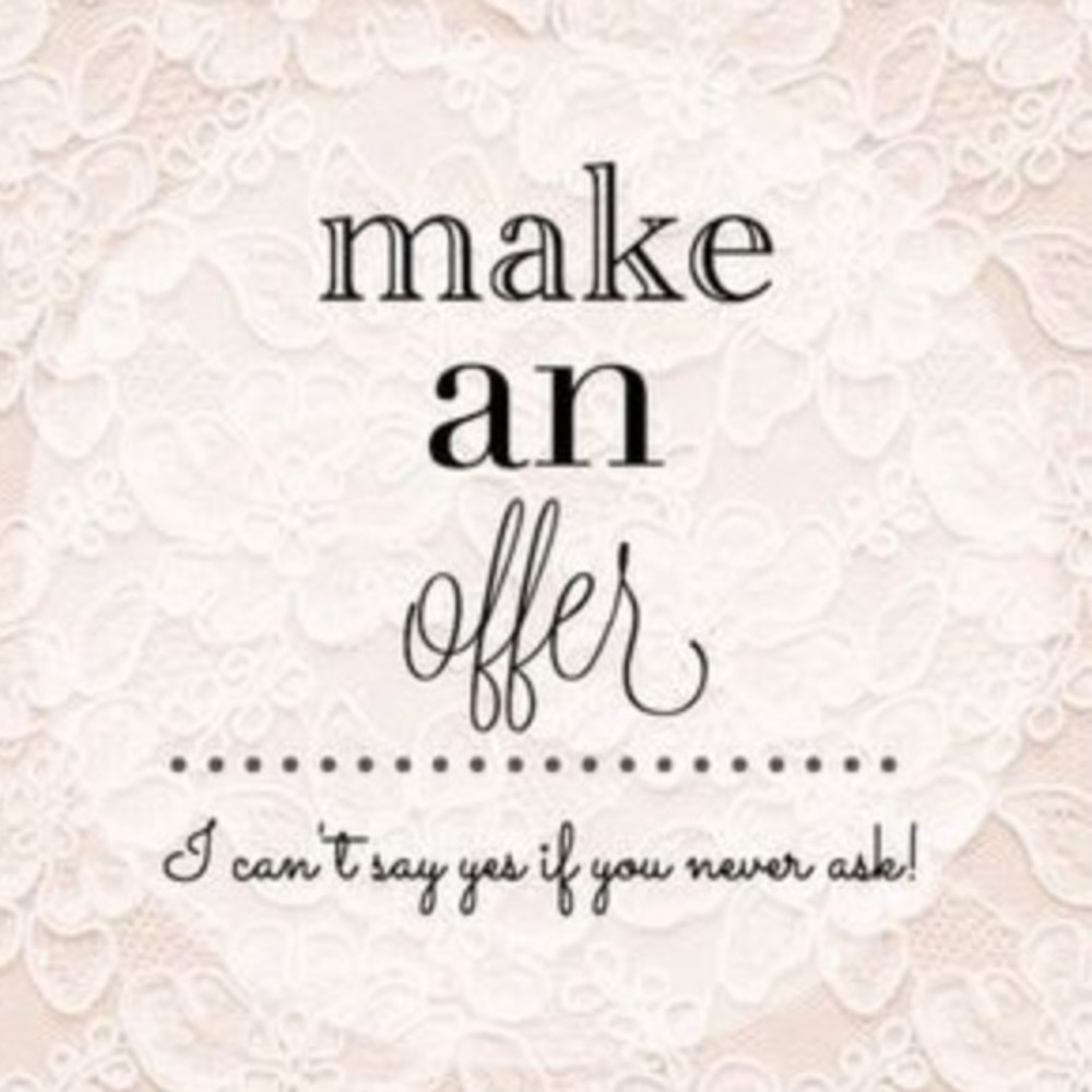 Offers are welcome